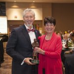 Miracles In Sight President and CEO Dean Vavra is pictured with IFB Solutions Board Chair Ann Johnston